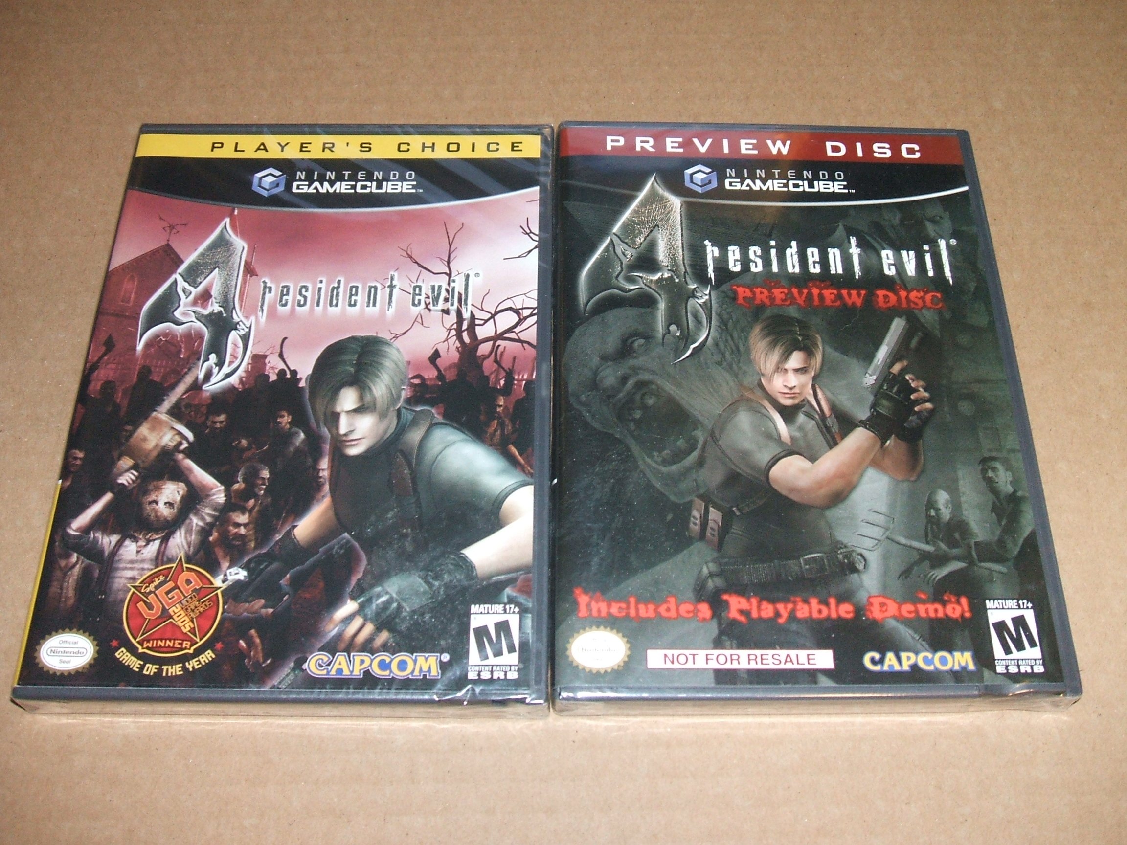 Resident Evil 4 + Bonus Preview - Nintendo GameCube NEW
